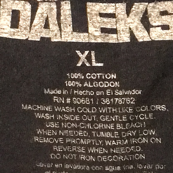 Dr Who & The Daleks T-shirt - Picture 7 of 7